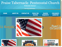 Tablet Screenshot of praisetabernacle.us
